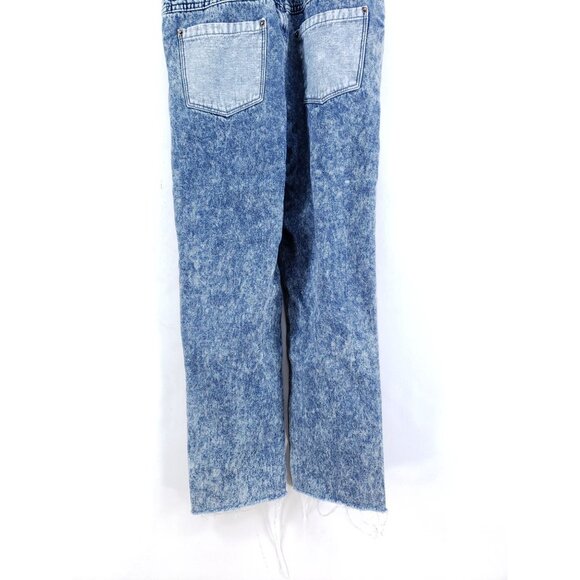 Chillipop Destroyed Overalls Girls Size 12 Acid Wash - Picture 6 of 9